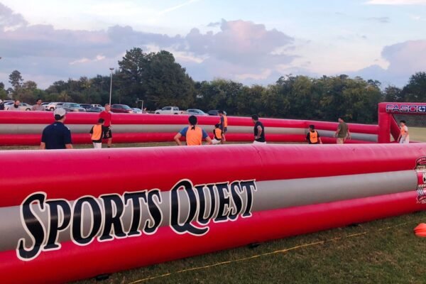 inflatable soccer field